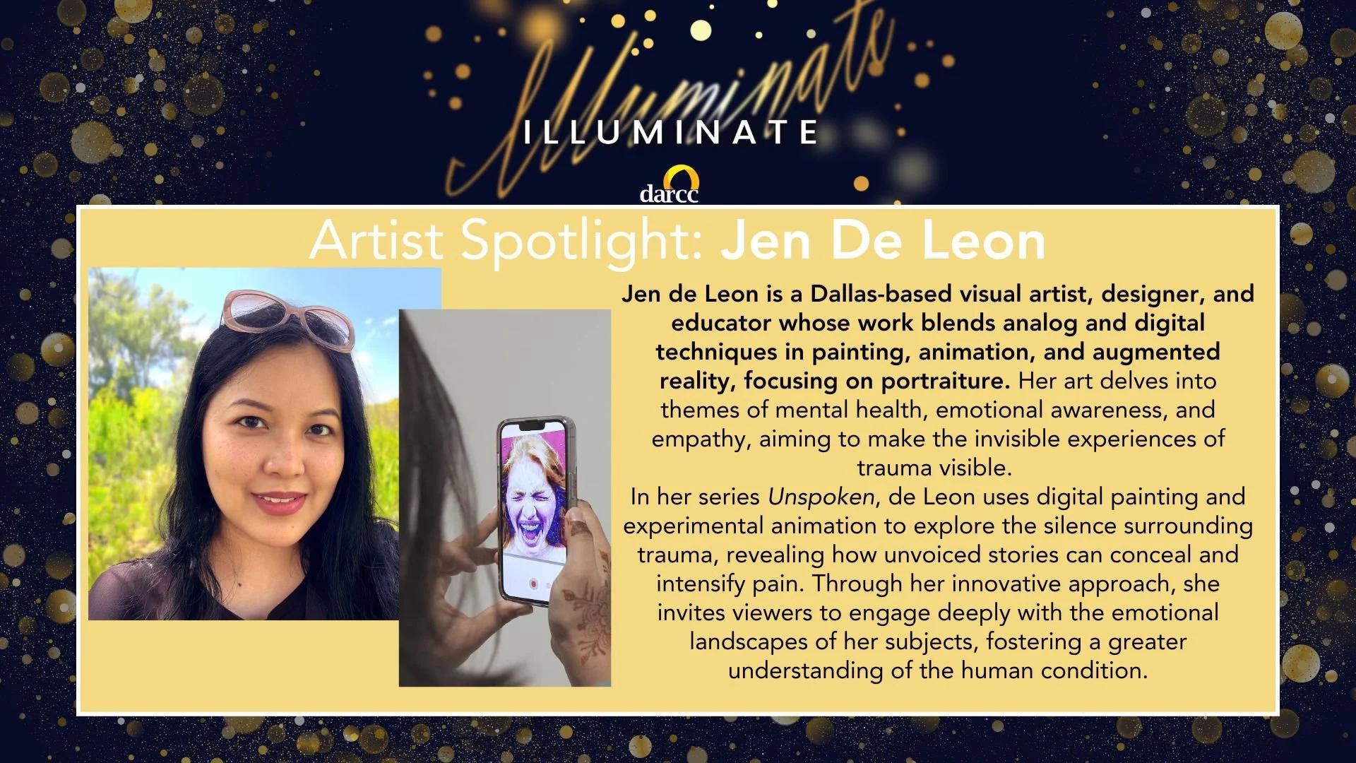 DARCC Illuminate Artist Spotlight