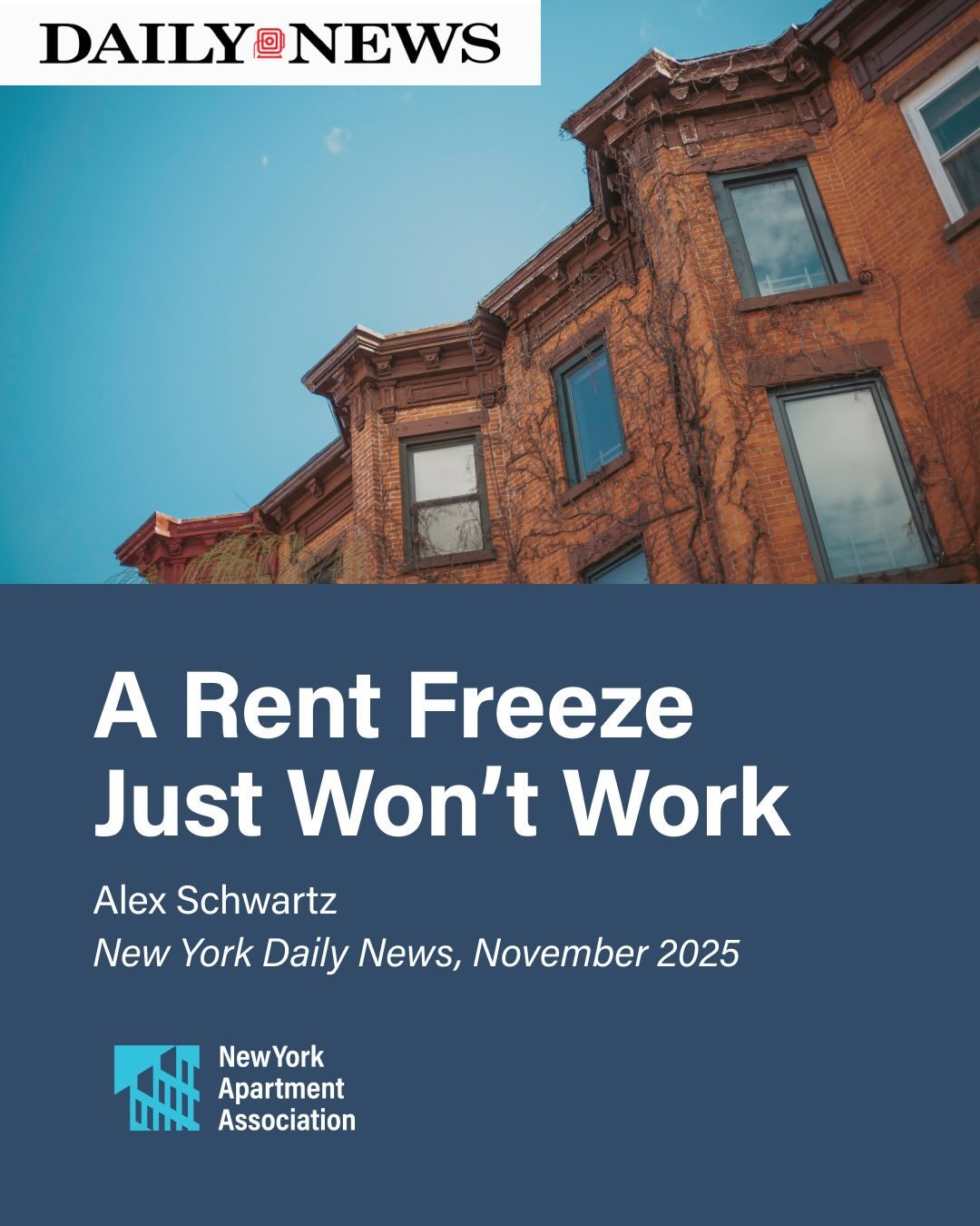 A multi-year freeze would push thousands of stabilized buildings into financial distress, jeopardize decades of affordable-housing investment, and do little to help truly rent-burdened tenants.