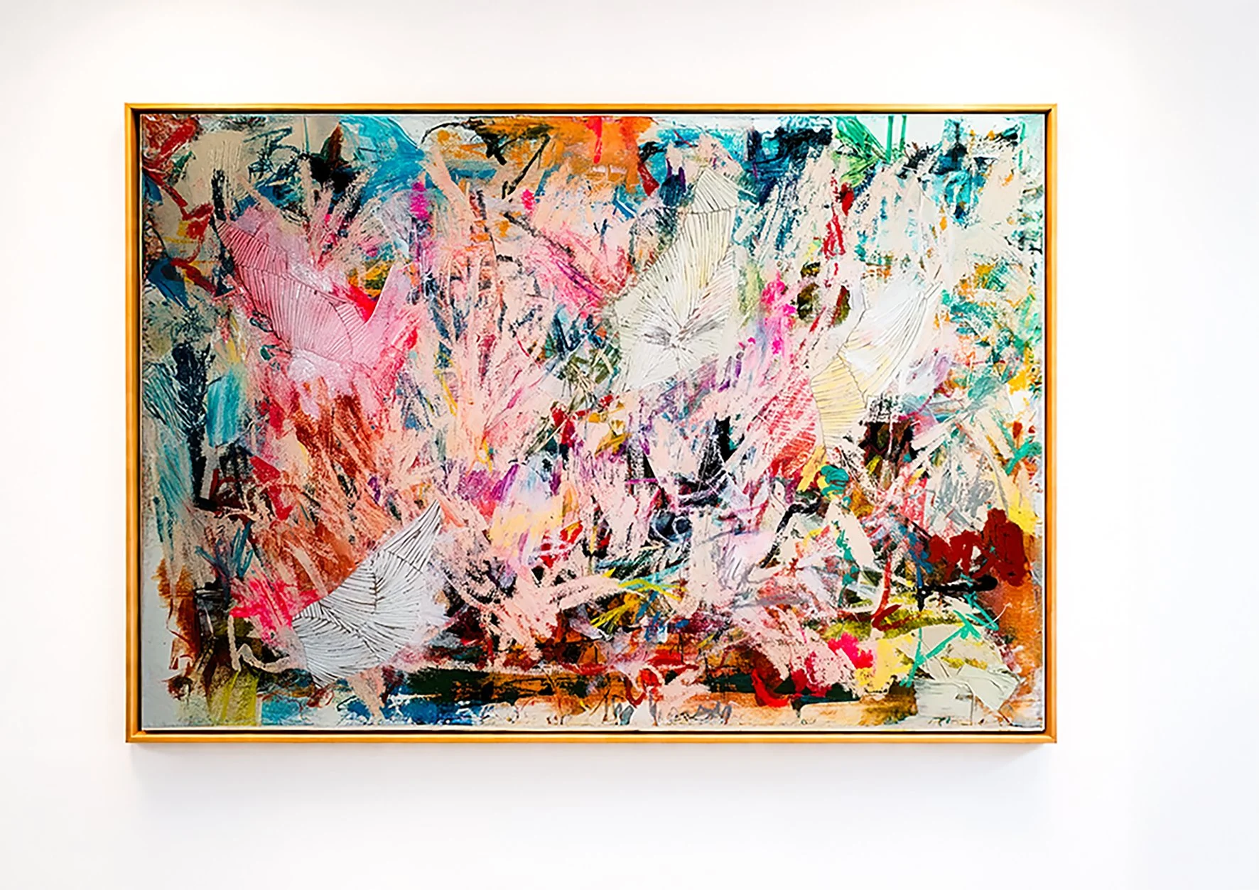 I don't feel no wings when I fly |  2025 I Oil paint, mixed media and collage on Fabriano Pittura paper mounted on panel | 100 x 70 cm | 39,4 x 27,6 inch