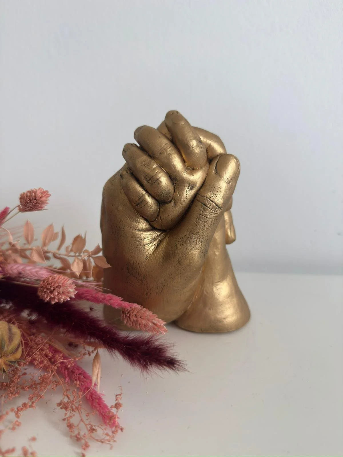 Handafdruk van mama en baby