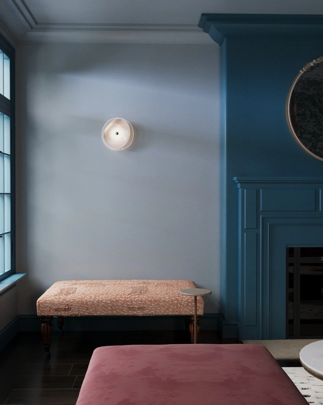 Blue Living Room: Soft Geometry, Confident Color, Real-Life Comfort