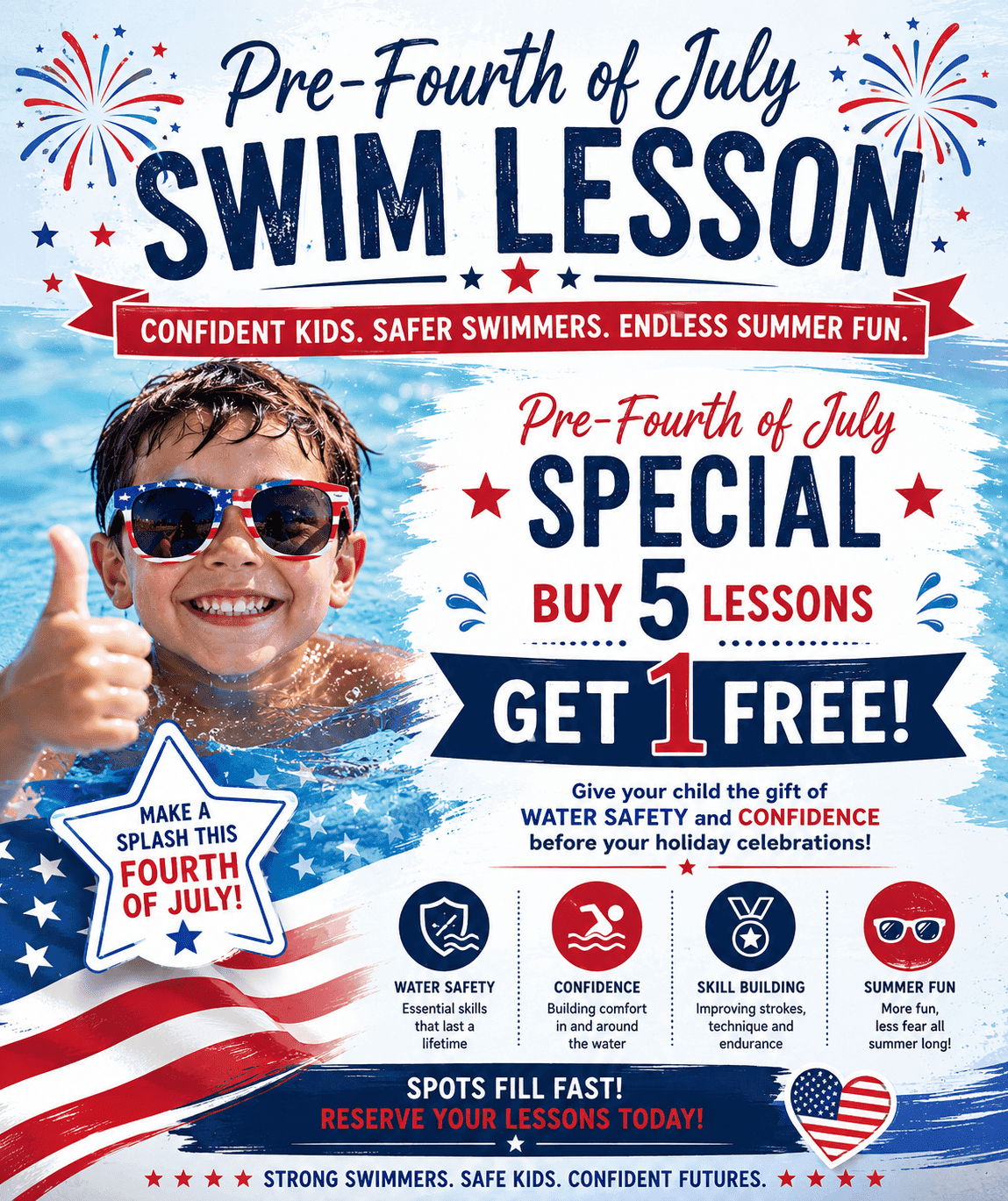 Swim Lessons — Adventure Sports II