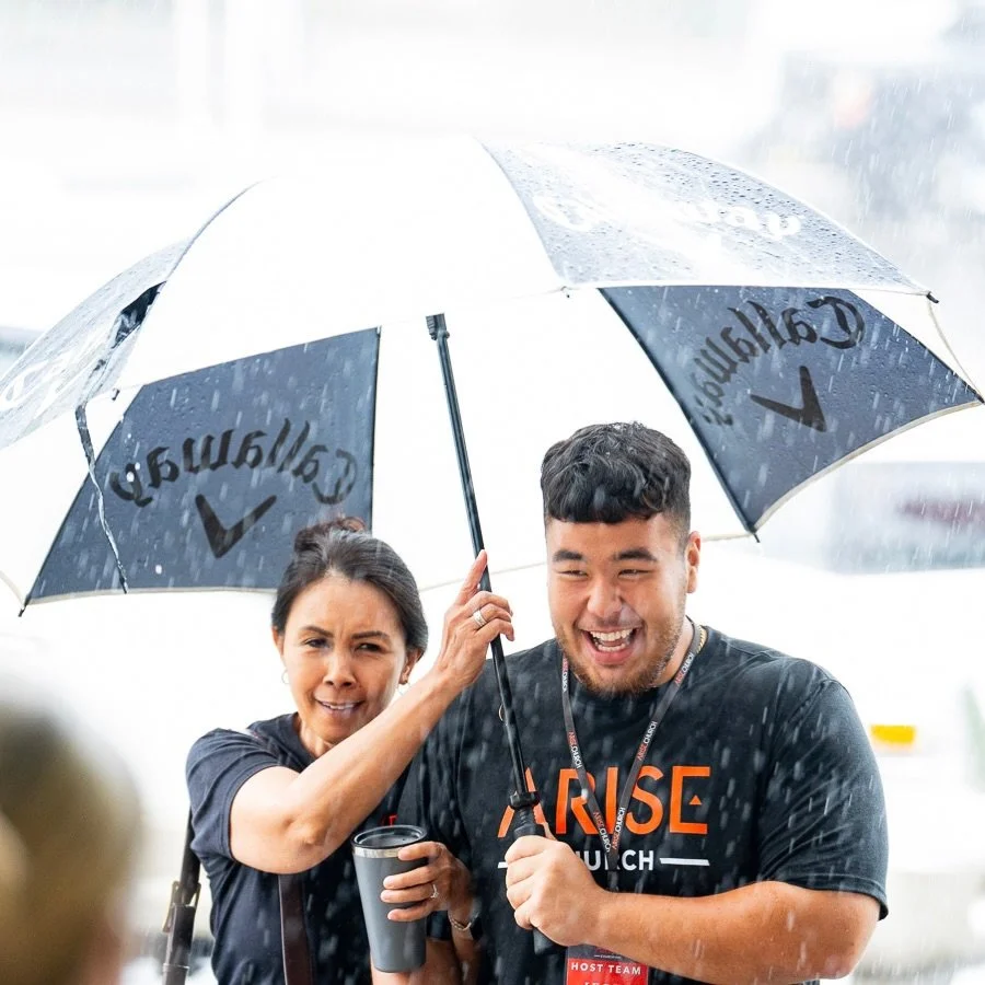 Rain is in the forecast tomorrow but don&rsquo;t stress ☔️

We got you covered (literally) we&rsquo;ll have umbrellas and church is still ON this Sunday 🙌

Quick update though feeding the hungry will be canceled tomorrow due to the weather.

Stay dr