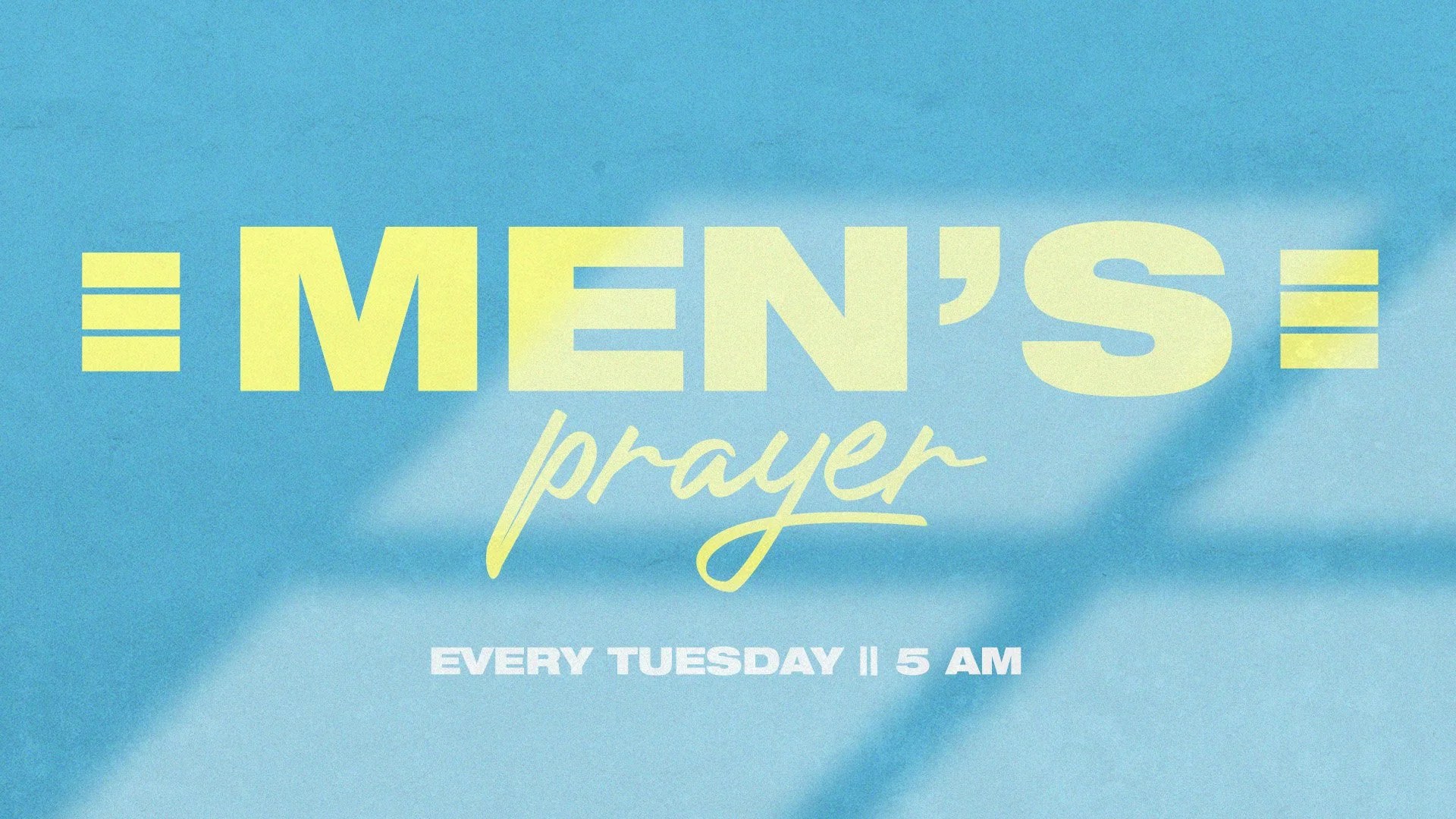 Men’s Prayer 