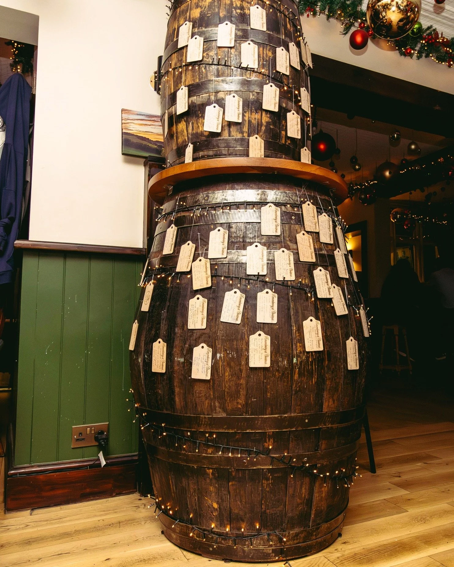 The Memory Barrel is back at The Horseshoes Nuneaton for another Christmas.

For many in our community, this time of year can bring mixed emotions. The Memory Barrel offers a place to stop for a moment, write a note, and remember a loved one who may 