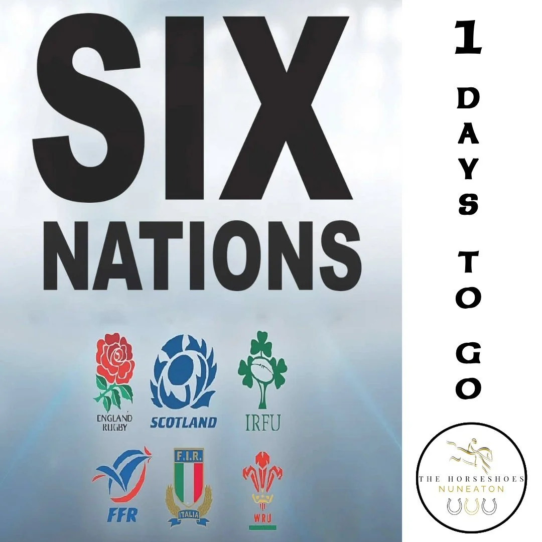 1 day to go.
One more sleep.

The build-up is done.
The stage is set.
Tomorrow, it all kicks off.

Rugby. Atmosphere. Proper pints.
Exactly where it should be watched
.
.
.
 #guinnesszero #sixnations #nuneaton #SixNations2026 #sixnationsrugby #guinne