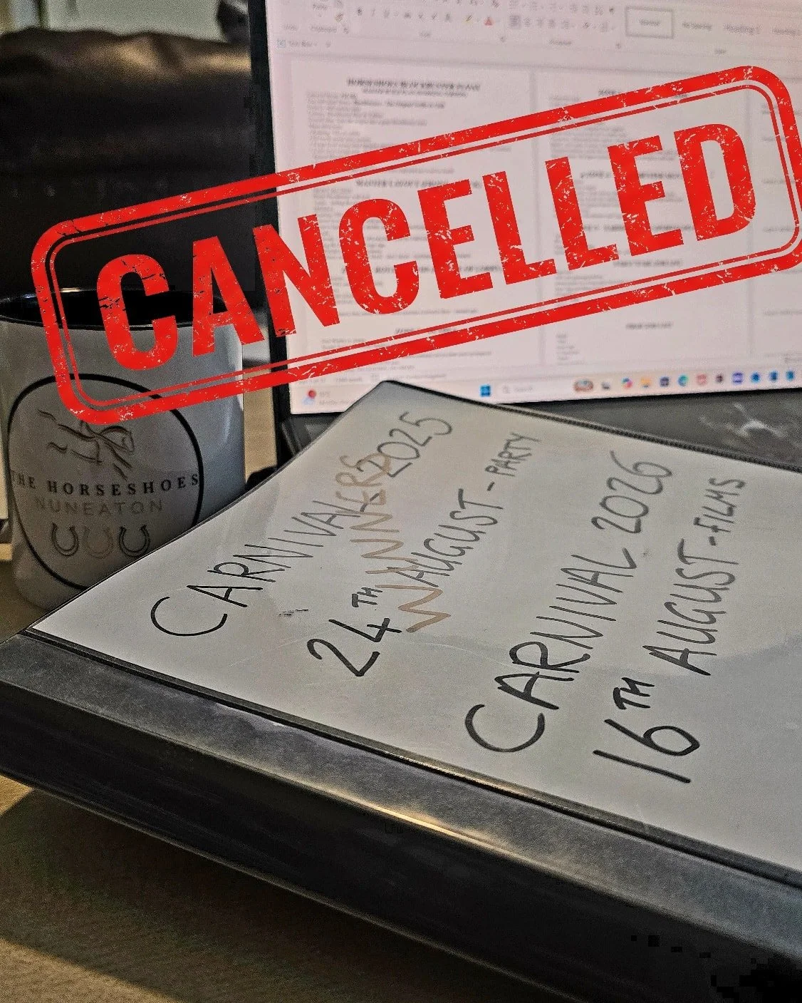 IMPORTANT NOTICE!!!

Due to the poor turn out last and some terrible ideas ive decided to withdraw the pub from this years carnival. 

Extremley dissapointed