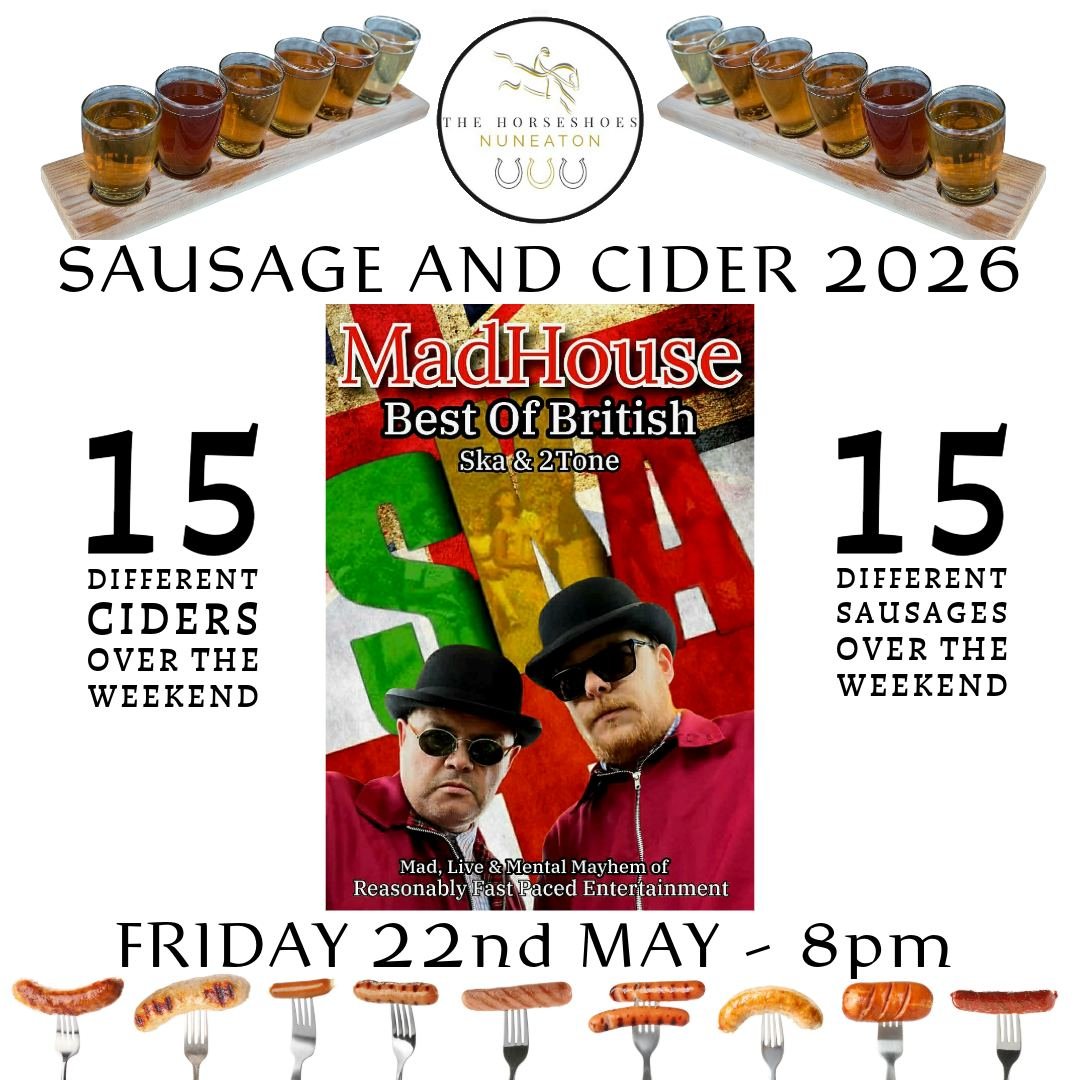 🎺 TONIGHT, YES FRIDAY NIGHT JUST GOT LOUDER&hellip; 🎺

MADHOUSE are bringing the ultimate Best of British Ska &amp; 2Tone party to The Horseshoes this Friday night from 8PM 🔥

Expect a full-on night of:
🎶 Ska classics
🕴 2Tone anthems
🍻 Singalon