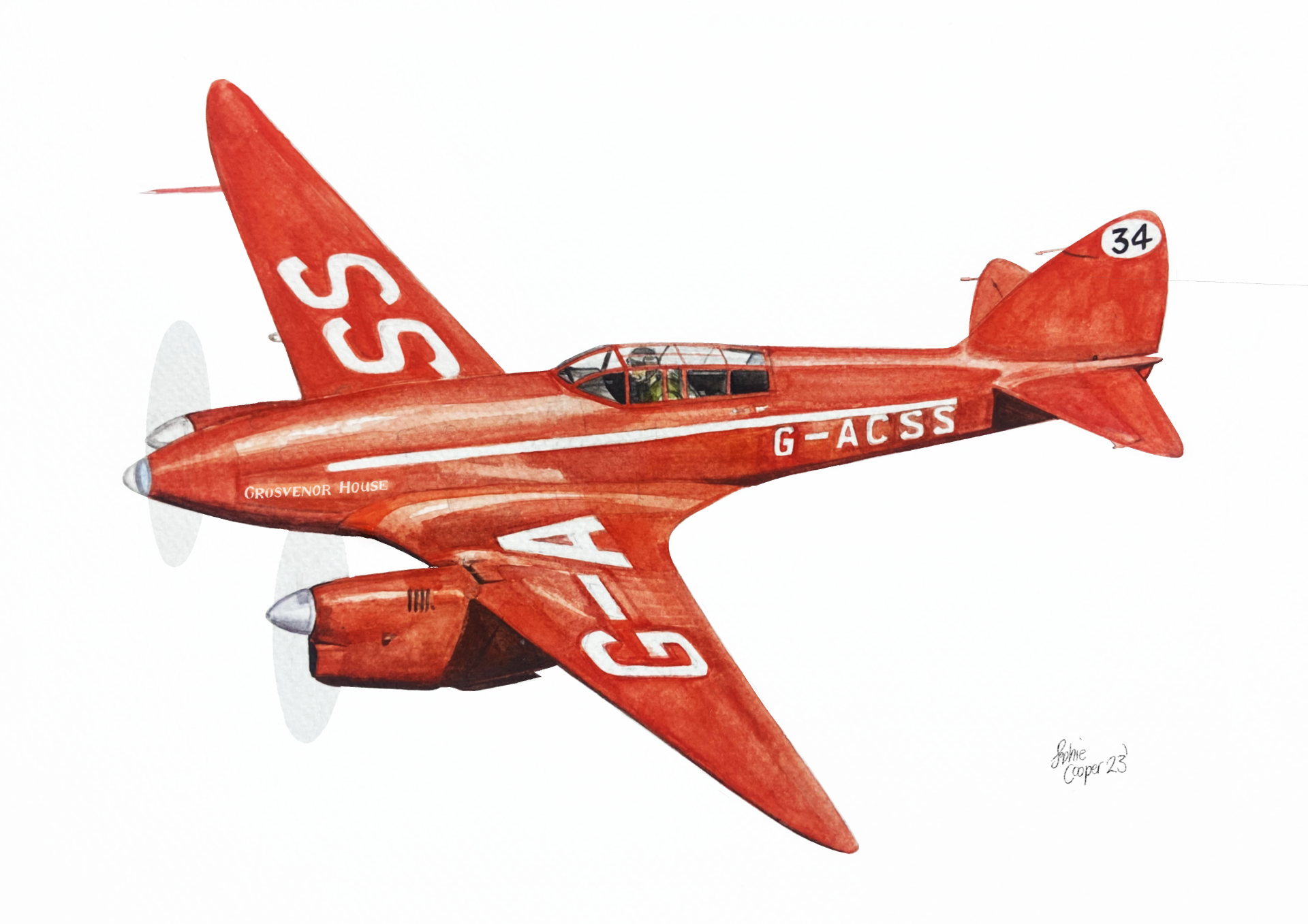 de Havilland DH.88 Comet 'Grosvenor House'