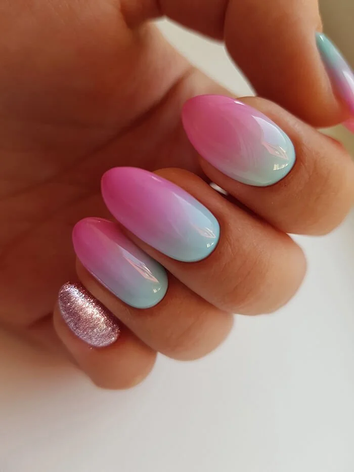 Builder Gel Manicure with Ombre - FiDI, NYC | Mars Nails