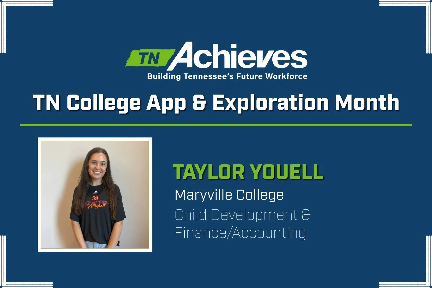 September is TN College Application &amp; Exploration Month! Check out some of the tnAchieves Team and where they went to college. 

Students, you can take advantage of many free in-state college applications this month. 

Don't forget the deadline t
