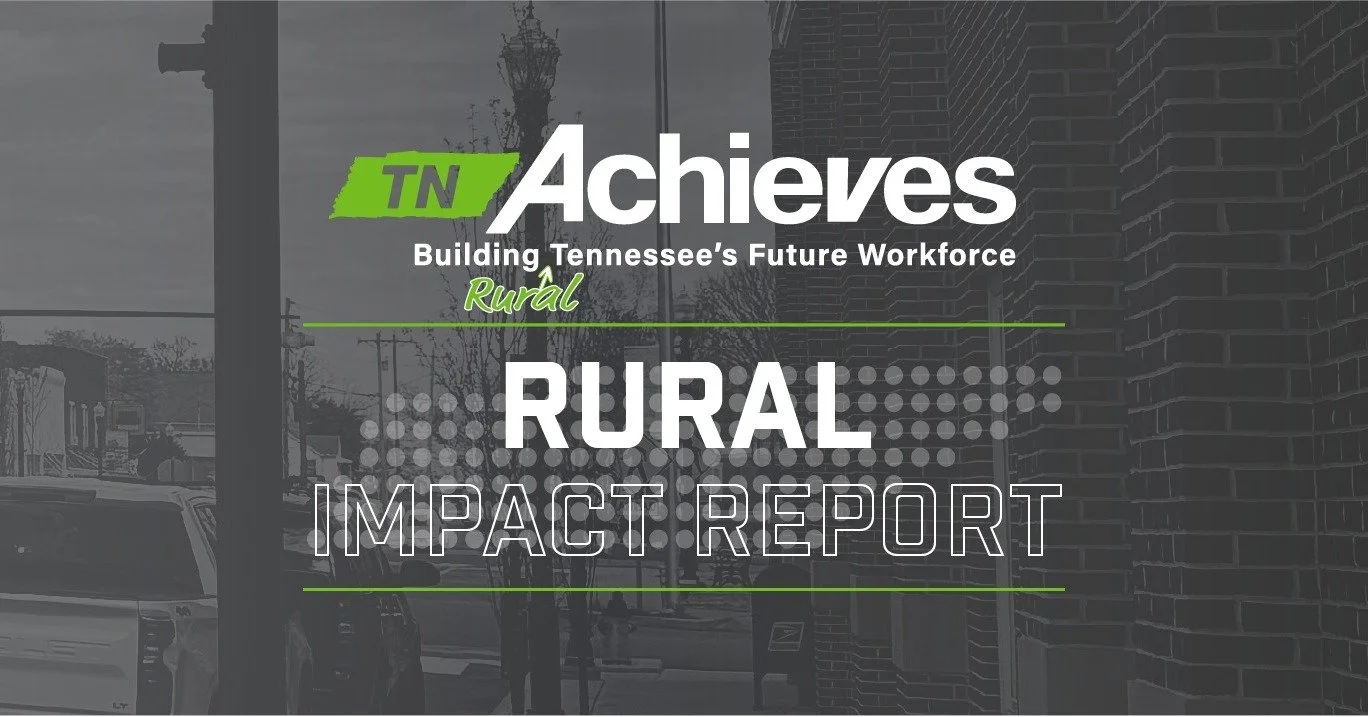 🎉Available Now: tnAchieves Rural Impact Report - tnAchieves.org/rural

We had a wonderful time this morning at @tcatuppercumberland celebrating rural student and workforce wins! Thank you to @randyboydtn, Speaker Cameron Sexton and the team at TCAT 
