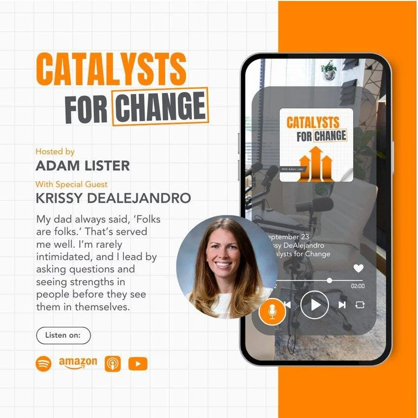 Our fearless leader Krissy DeAlejandro recently joined @adamlistertn on the @catalysts_for_change  podcast to share her inspiring journey from rural McMinnville to leading one of the nation&rsquo;s most ambitious college access and success programs. 