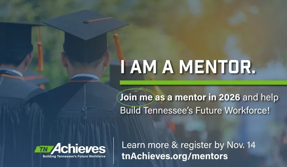 Thank you to all of our volunteer mentors who have already raised their hands to support students in 2026! 

Please share this to your own social media, and invite a friend to join you as a mentor! 

Learn more &amp; register by November 14!
🔗https: