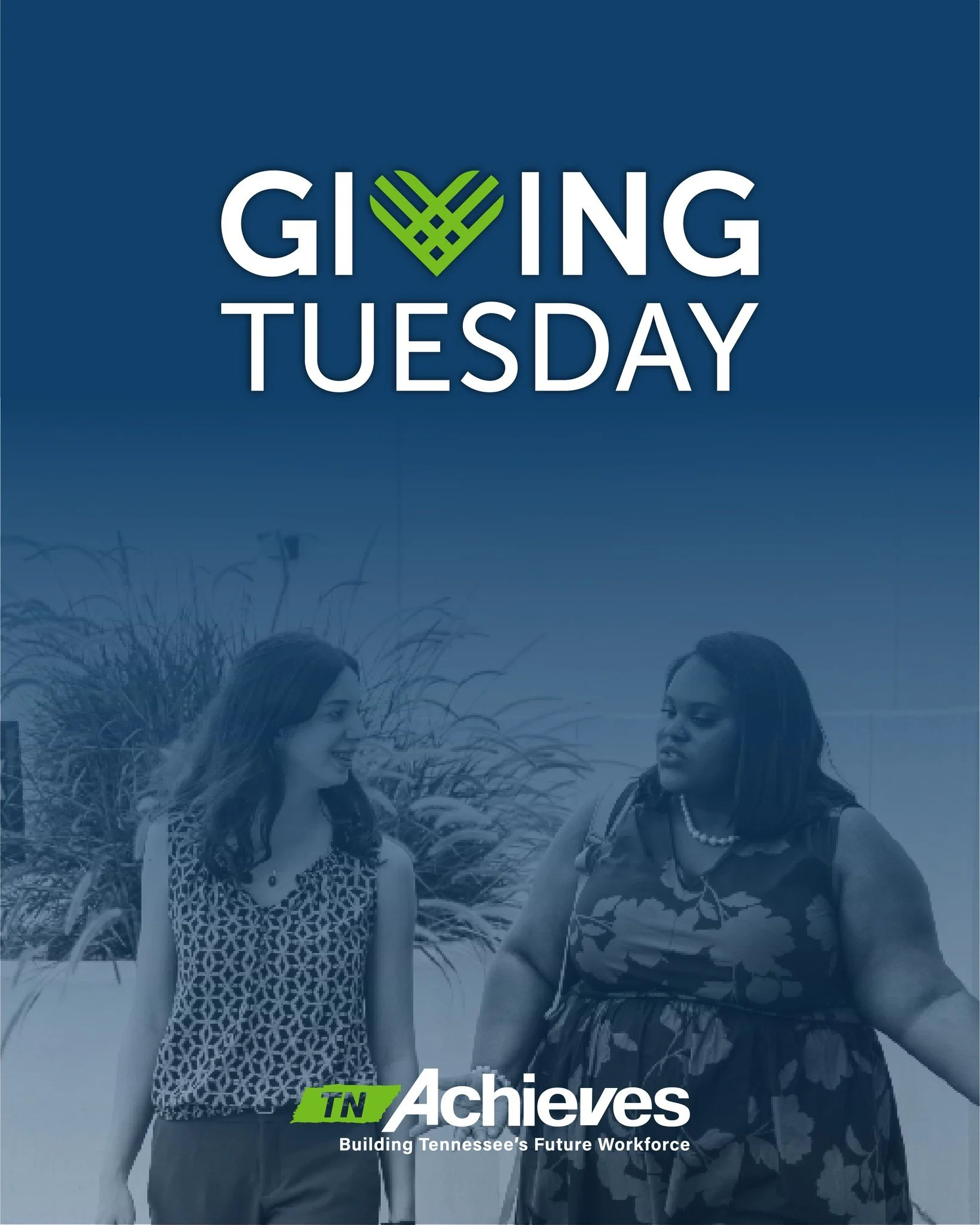 Today, tnAchieves is joining in #GivingTuesday!

When you give to tnAchieves, you're not just supporting students going to college, you're supporting Building Tennessee's Future Workforce. 

A gift of $83 goes directly to supporting students as they 