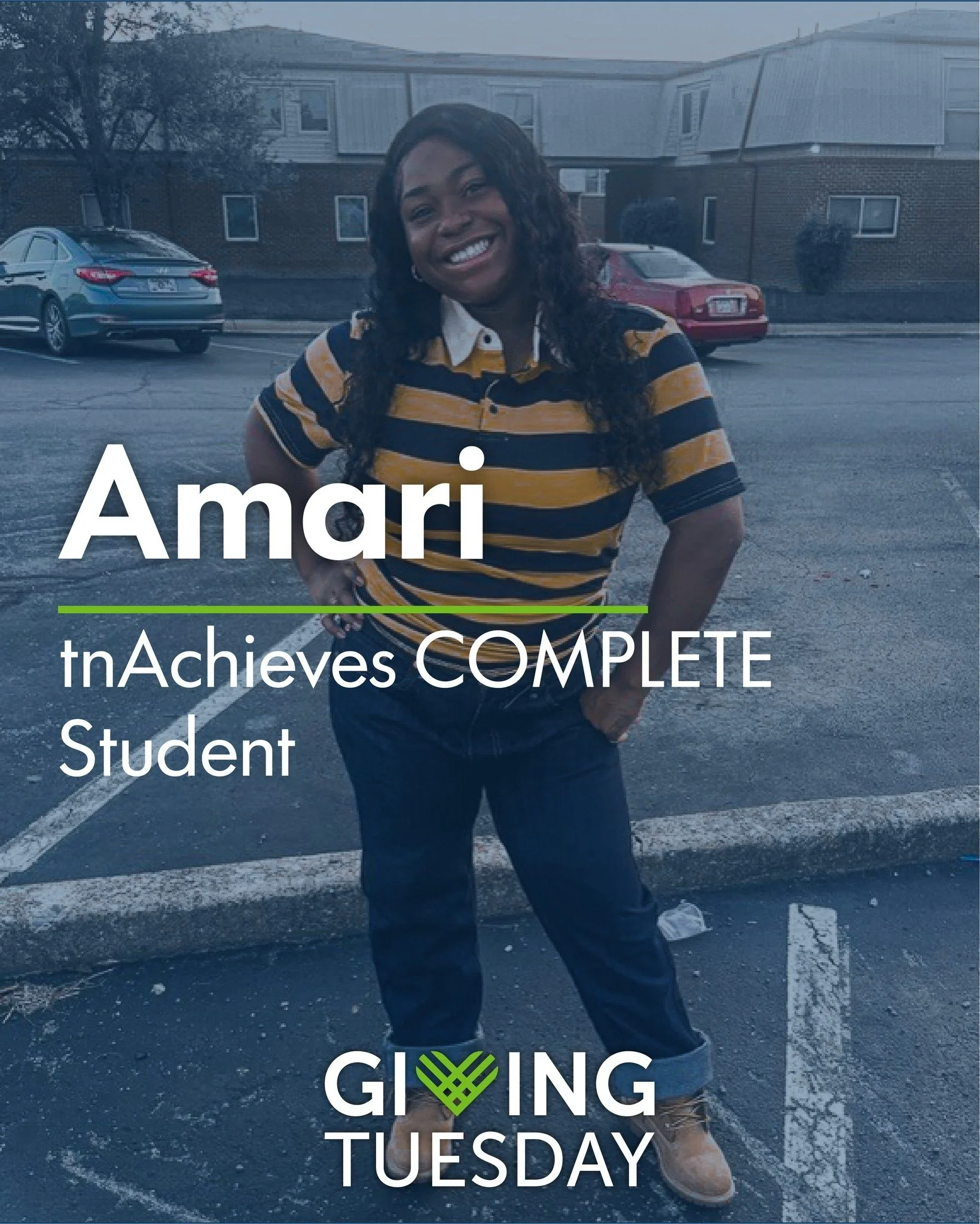 It's #GivingTuesday! 

A gift of just $83 goes directly to supporting students just like Amari as they pursue their college and career goals. 

Why $83? tnAchieves supports students through proactive coaching and administrative support at just $83 pe