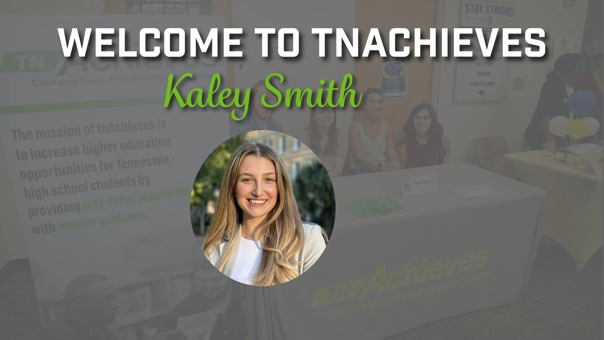 Please help us welcome our newest team member! 

Kaley Smith is a COMPLETE Coach at Volunteer State Community College. Say hi if you see her on campus!