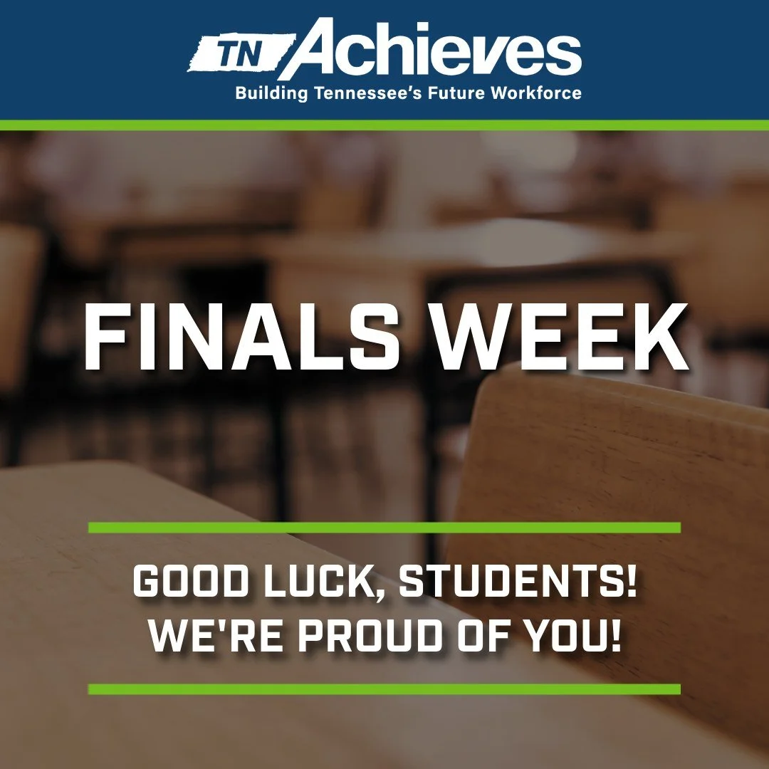 It's Finals Week! 

Students, we're proud of all of your hard work and what you've learned so far. Good luck as you wrap up the term! You've got this!