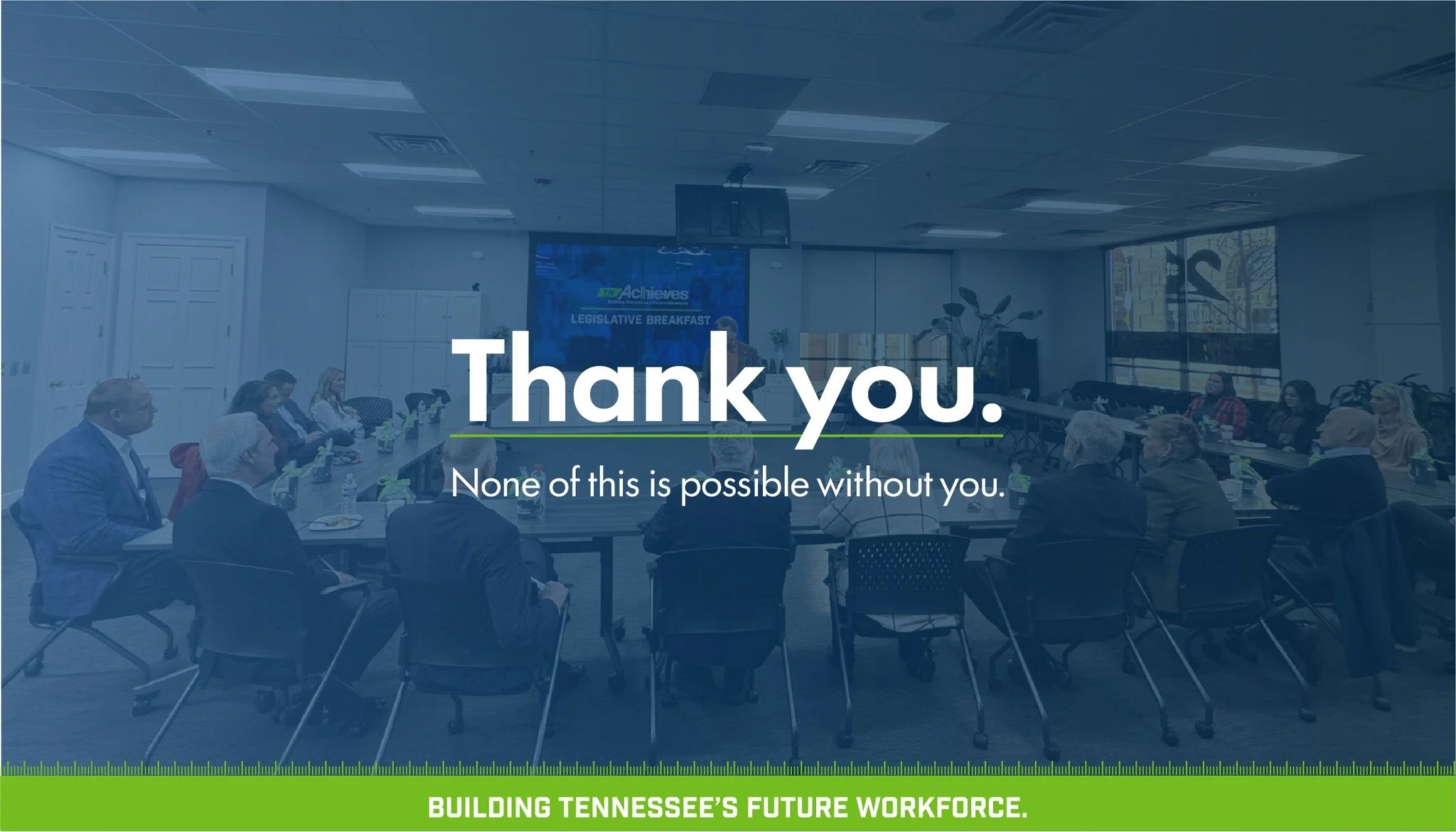 Full letter: tnachieves.org/news/thank-you

At tnAchieves, we champion a simple but game-changing idea - a college credential can be a powerful equalizer. This guiding principle allows us to remain vigilant in our goal of Building Tennessee&rsquo;s F
