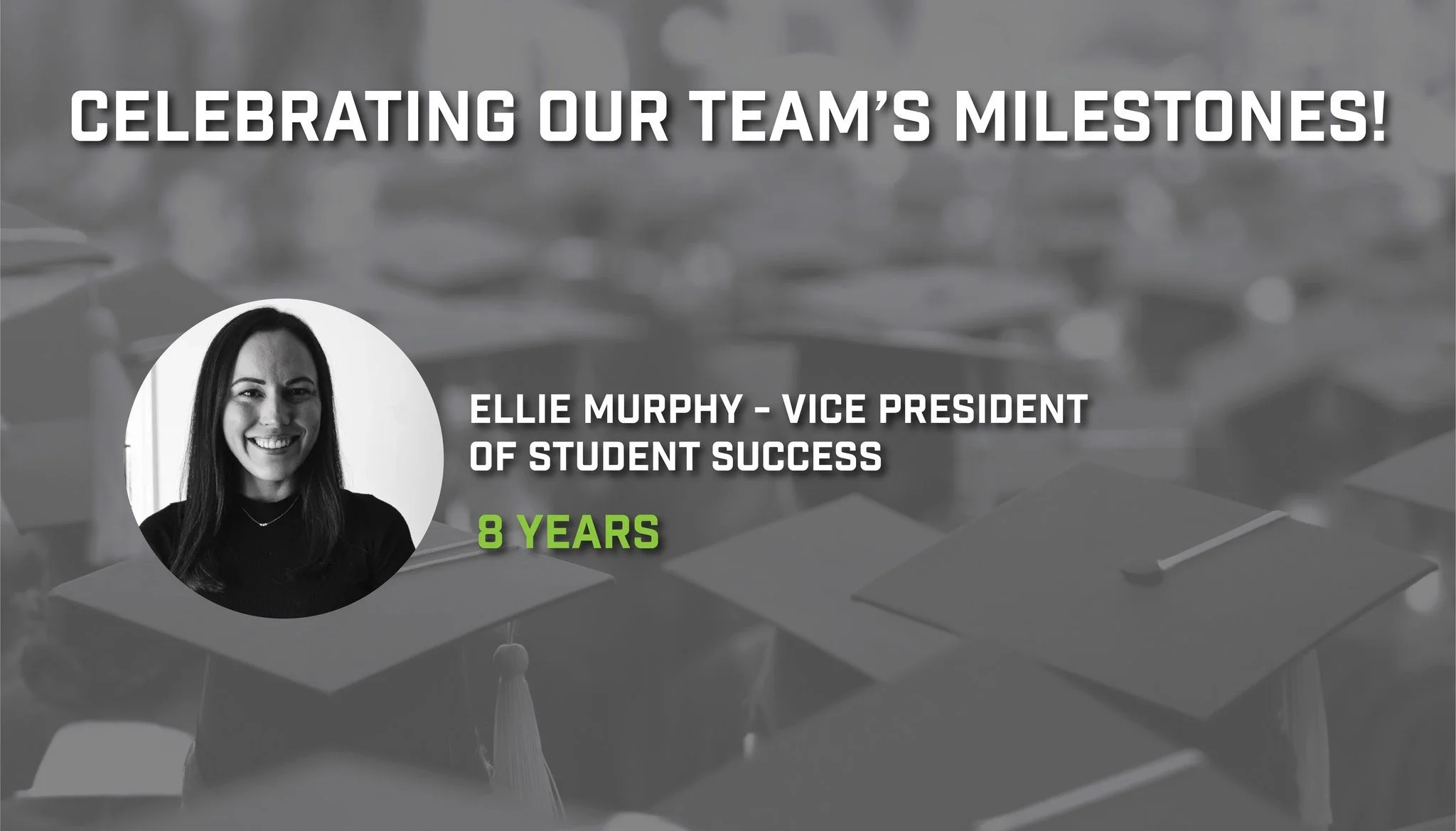 Congrats to our team members who are celebrating big milestones in January! 

Congratulations to:
Ellie Murphy-8 years

We could not Build Tennessee's Future Workforce without your hard work!