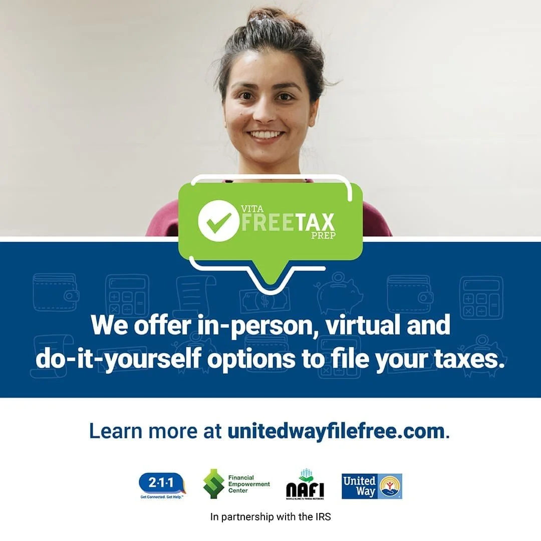 Tax season doesn&rsquo;t have to be stressful. If your household earned under $84,000 in 2025, get FREE tax filing assistance from our Volunteer Income Tax Assistance (VITA) program to see if you&rsquo;re eligible for a refund. The VITA program is br