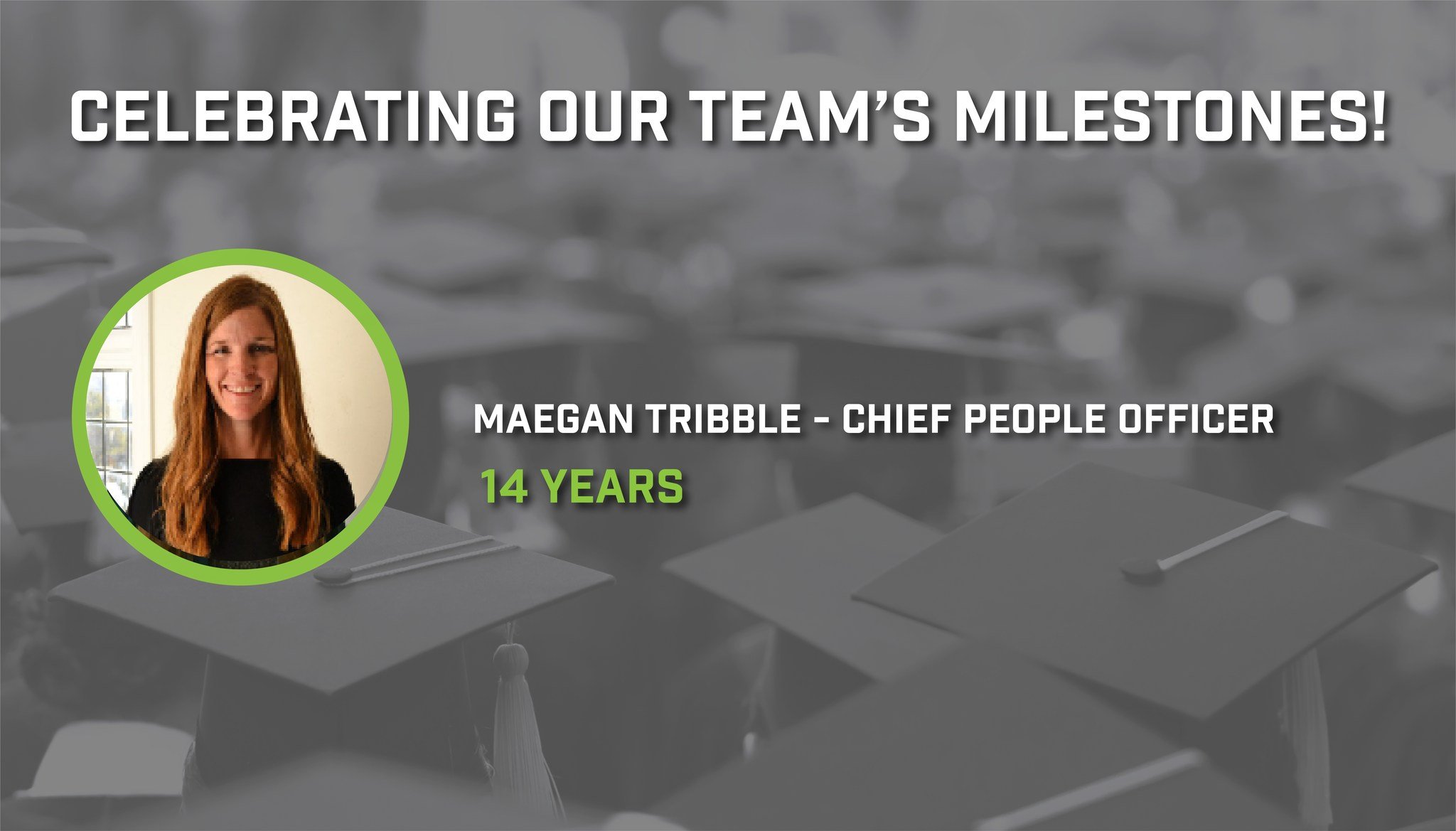 Congrats to our team members who are celebrating big milestones in February!

Congratulations to:
Maegan Tribble-14 years

We could not Build Tennessee's Future Workforce without your hard work!