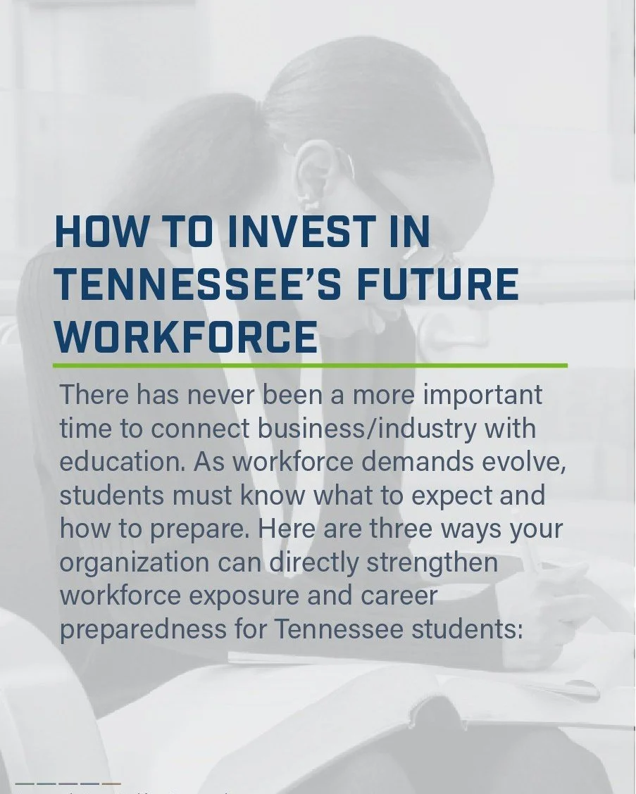 Tennessee&rsquo;s Future Workforce Framework is a statewide strategy grounded in student data and nearly 20 years of experience supporting students from high school into postsecondary education and into the workforce. This memo outlines the commitmen