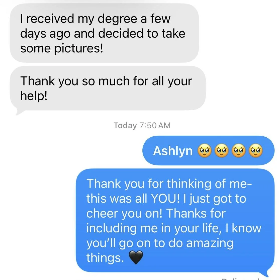 We love nothing more than celebrating with students as they earn their degree/credential! Thanks to @dp_tnachieves for sharing this wonderful insight into the student/coach relationship! 

Graduating this spring? Let us know so we can celebrate with 