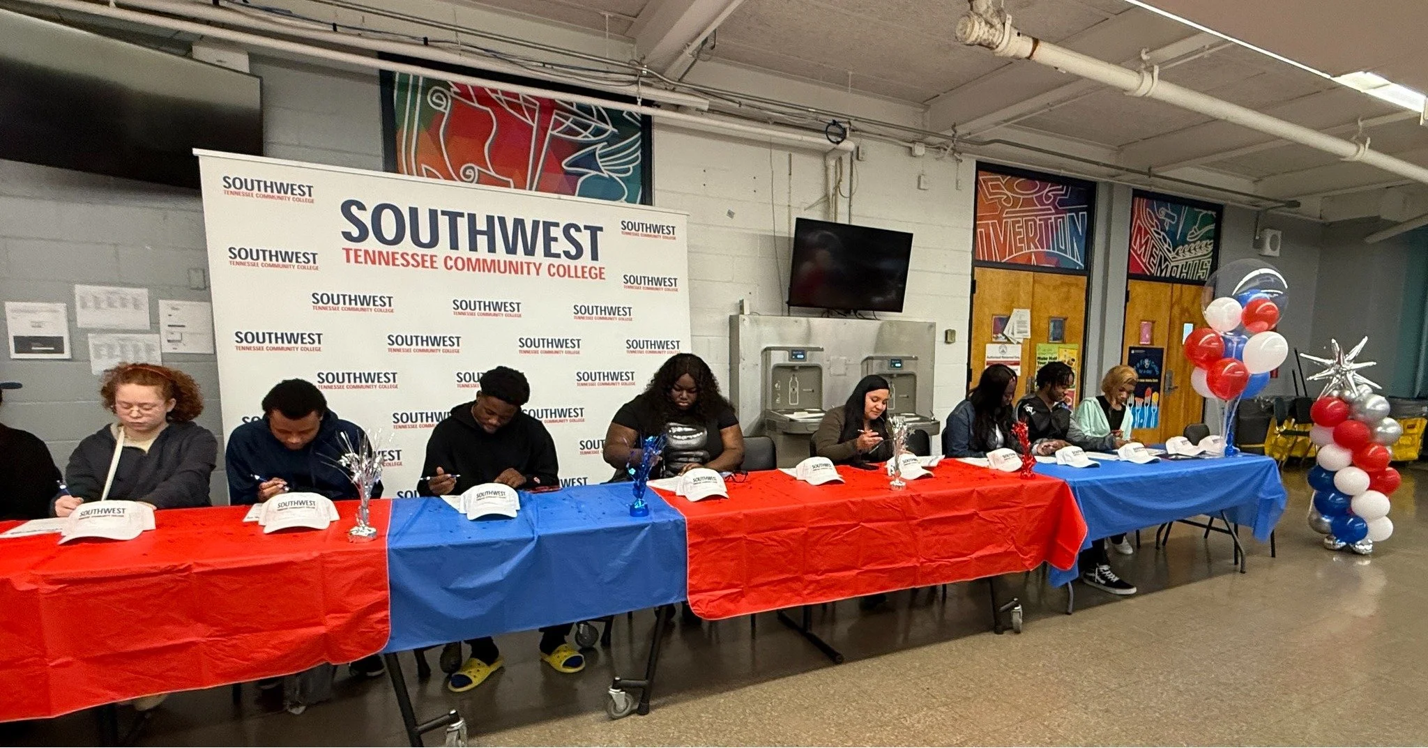 Check this out! 

We partnered with Southwest Tennessee Community College today to host a Signing Day at Overton High School! 

Congratulations, students! We're proud to celebrate you and support you on your college journey!