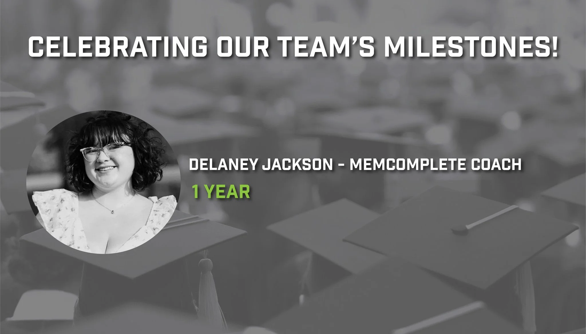 Congrats to our team members who are celebrating big milestones in June! 

Congratulations to: 
Delaney Jackson-1 year 

We could not Build Tennessee's Future Workforce without your hard work!