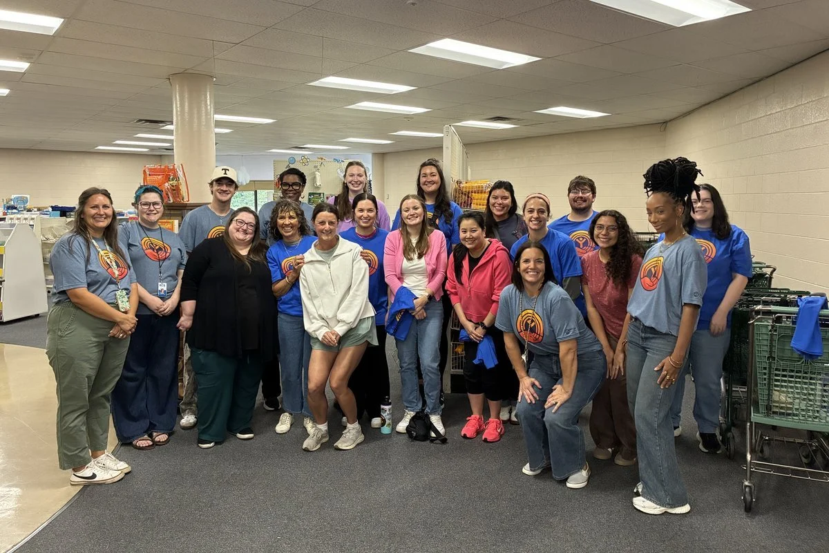 tnAchieves staff volunteer at the Teacher Supply Depot in Knoxville.