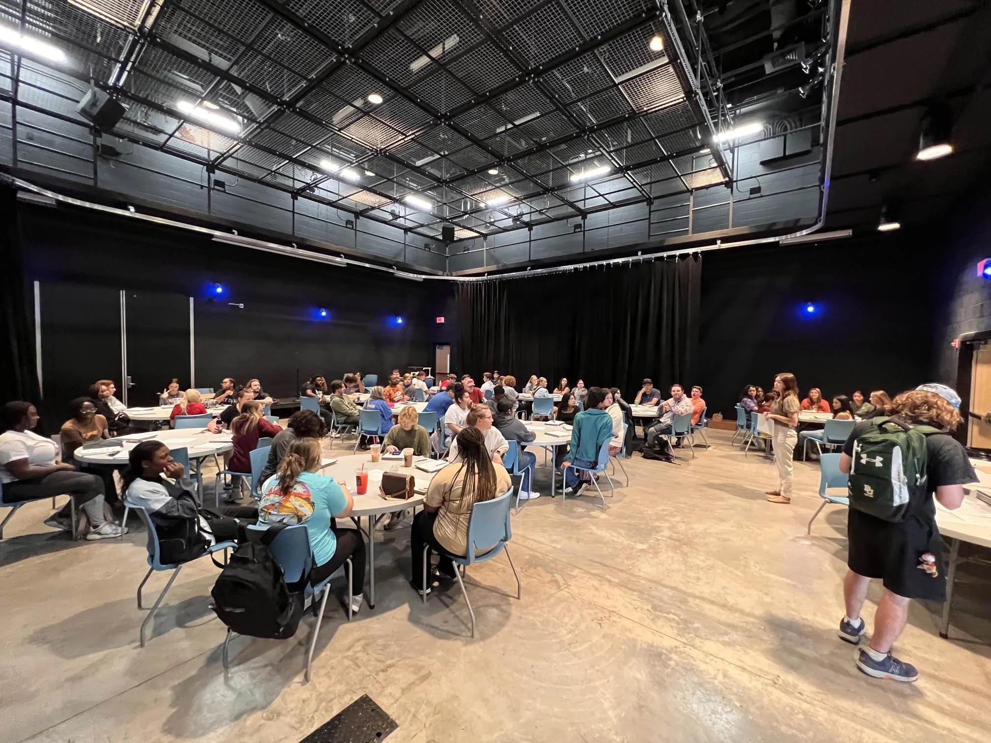 Students prepare for the first day of Summer Bridge at a Tennessee community college.