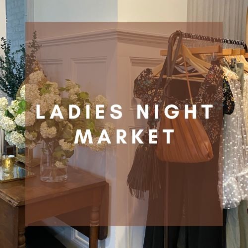 **Mark Your Calendars, Ladies! **

Join us for a delightful Ladies Night Spring Market on Thursday, May 9th from 5-9pm in our beautiful atrium.

Shop, Sip &amp; Savor:
&bull; Browse unique finds from local vendors ️
&bull; Enjoy a complimentary glass