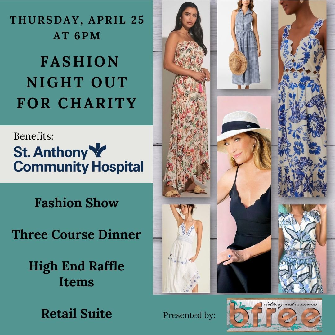 Hurry! Limited tickets available for our Fashion Night Out for Charity! 🎟️ 

Call our Event Office at (845) 987-6248 by Friday, April 18 at 5pm to secure your spot for a fabulous night of fashion, food, and fundraising! 

Support St. Anthony's women