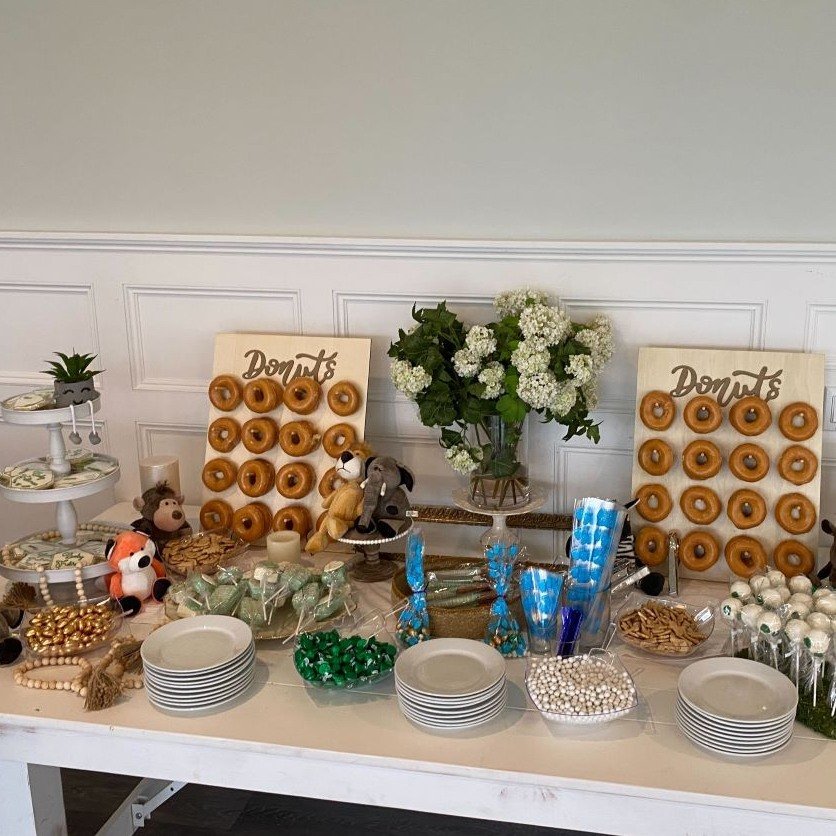 Indulge in the sweetness of every moment at our inn! Our dessert tables are a delightful centerpiece for any occasion, especially showers. Let us craft the perfect display for your next event and make your celebration unforgettable. Give us a call at