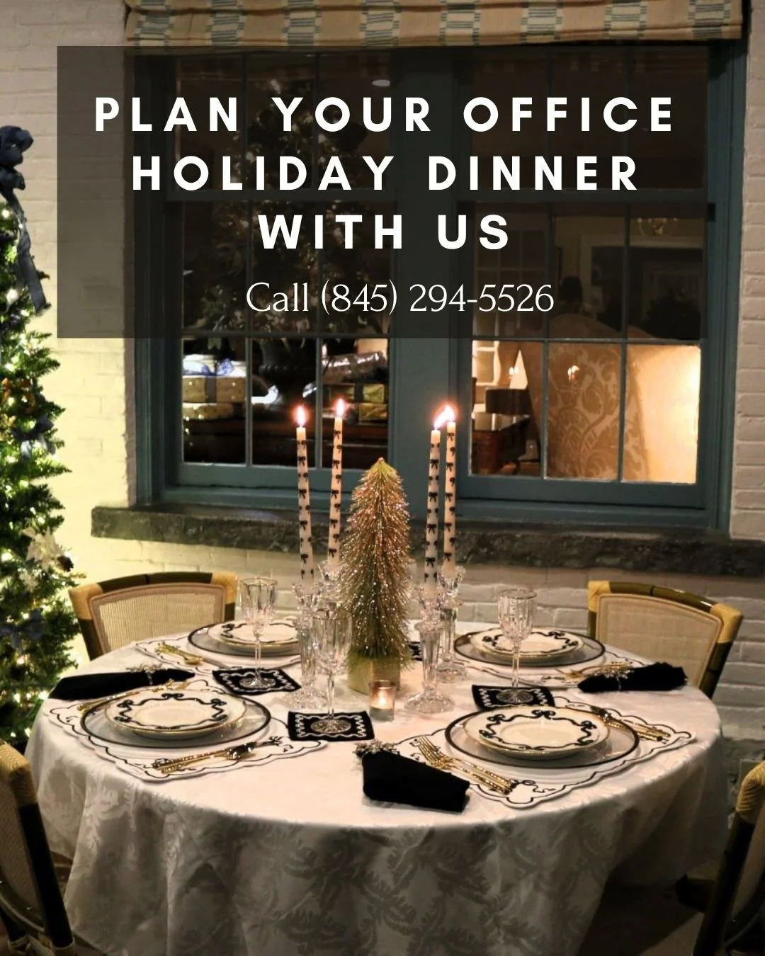 Host your company holiday dinner party at the Stagecoach Inn and celebrate in a setting straight out of a Hallmark Christmas movie&mdash;festive, charming, and beautifully intimate. ✨🎄 We&rsquo;re now accepting reservations for November, December, a