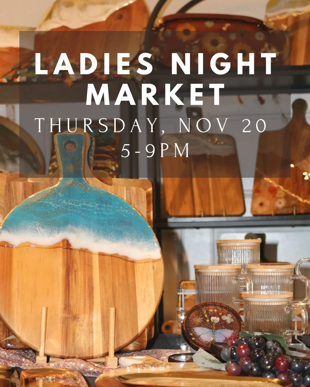 🛍️✨ Ladies Night Fall Market &mdash;Thursday, Nov. 20 | 5&ndash;9 PM
Our 3-Course Prix Fixe Dinner ($65) is officially sold out, but you can still be added to the waitlist &mdash; call (845) 294-5526 to join! 🍷💫
We still welcome everyone to stop i