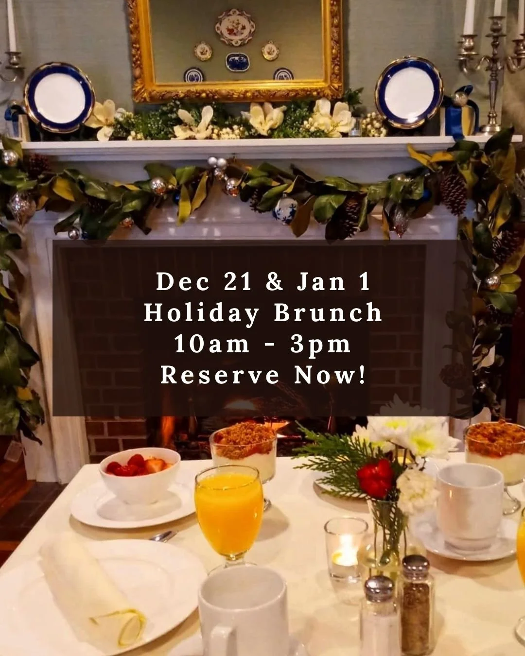 We&rsquo;re offering Holiday Brunch this season on 12/21 and 1/1&mdash;the perfect way to gather with family and friends and savor this special time of year. 🎄✨ Menu is online, so book now through our website or call (845) 294-5526 to reserve your t