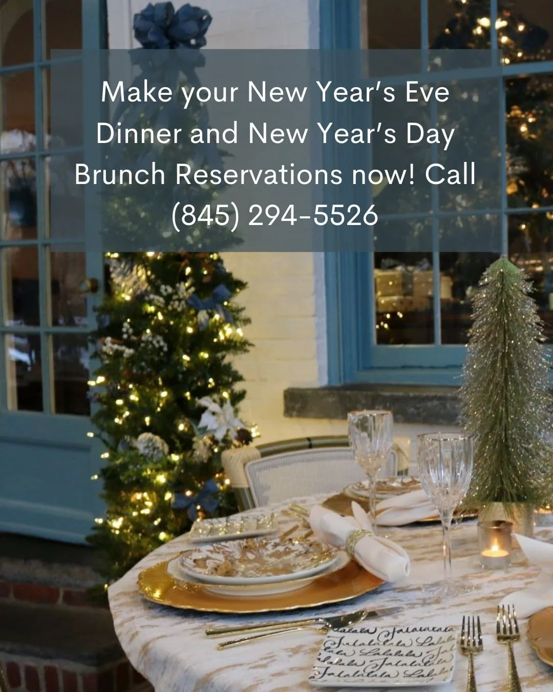 Celebrate the turn of the year at Stagecoach Inn ✨ Join us for our New Year&rsquo;s Eve Five Course Prix Fixe Dinner (5&ndash;9 pm) and continue the celebration with New Year&rsquo;s Day Brunch (10 am&ndash;3 pm). Menus are now online&mdash;book now 