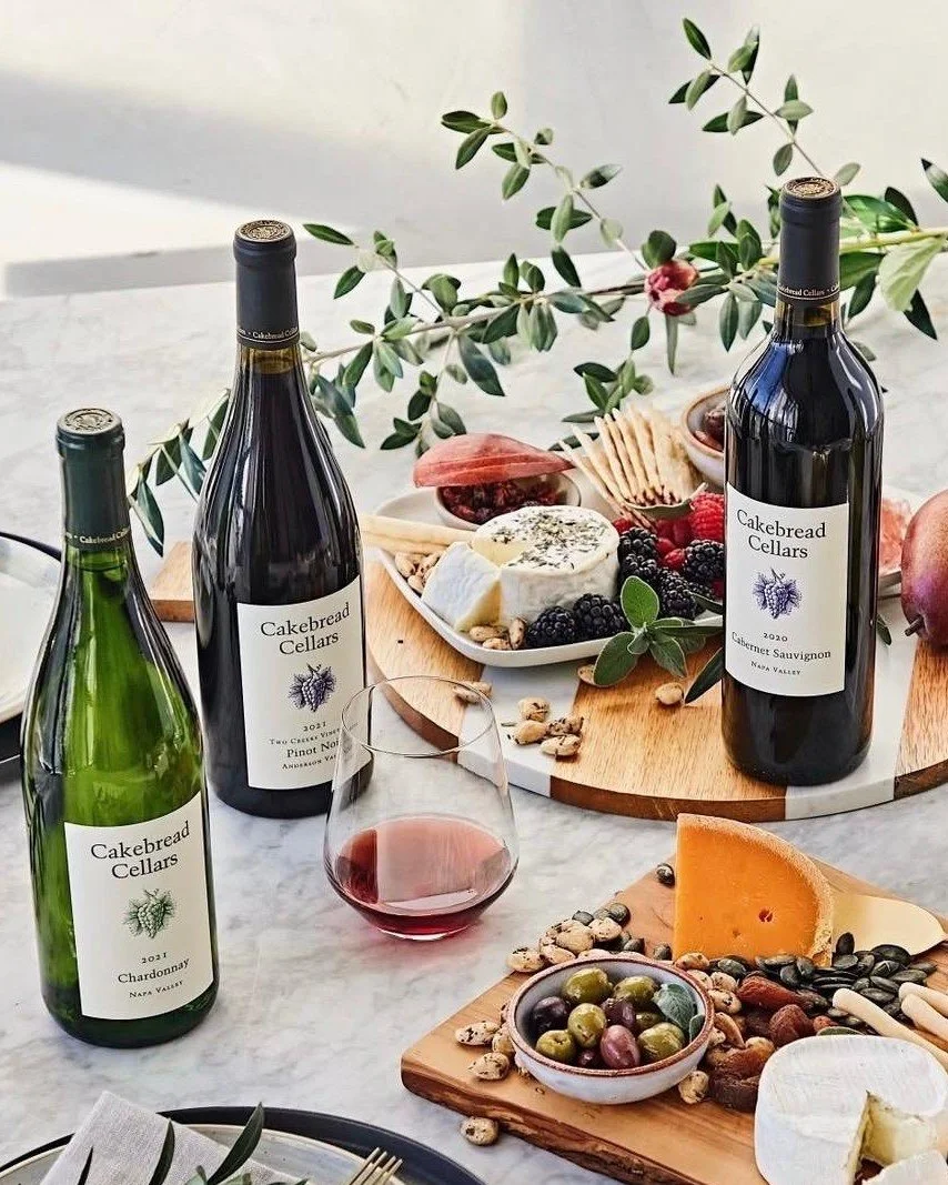 Four wines. One extraordinary evening. 🍷
On April 10th, wine expert Sara Greco will guide you through four exceptional Cakebread Cellars wines &mdash; from a crisp Sauvignon Blanc to a bold Napa Cabernet &mdash; each paired perfectly with a course c