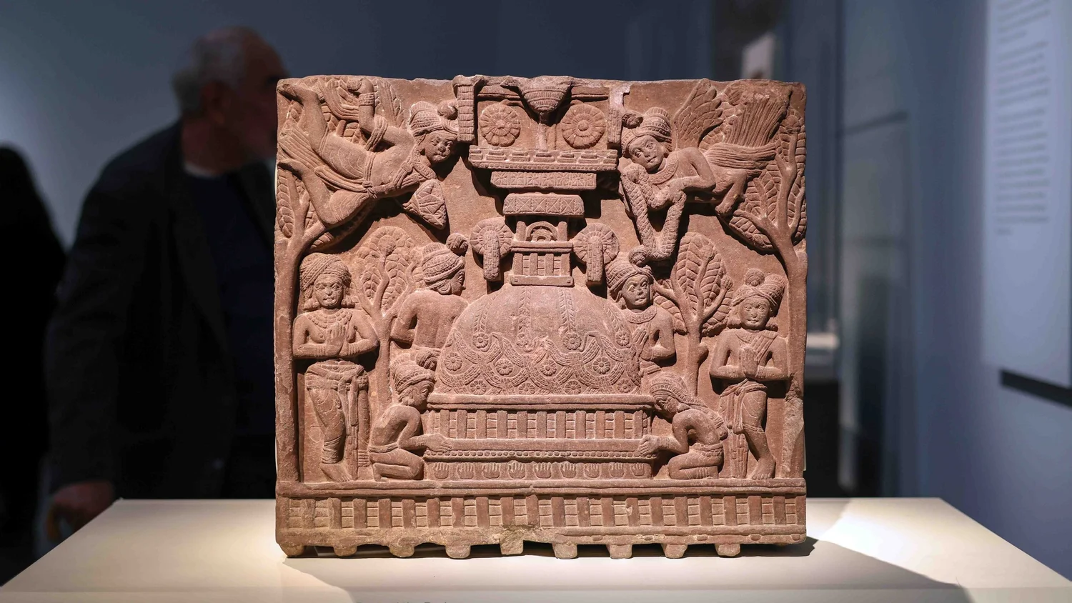 Relief From What is a Stupa? | A Relief Sculpture from Bharhut Stupa, Madhya ...