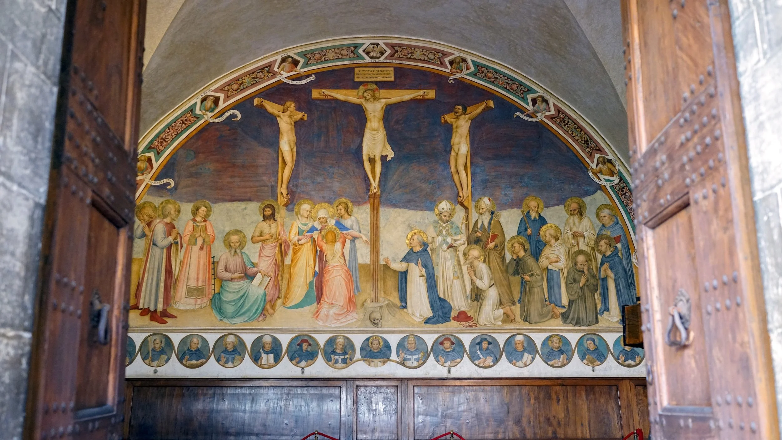 Fra Angelico, Crucifixion mural in San Marco