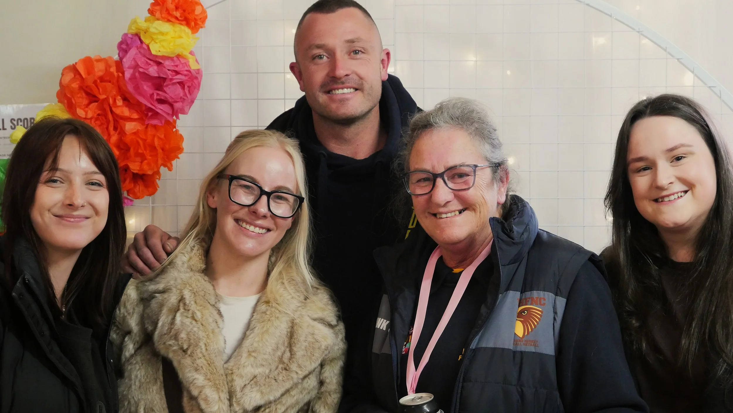 Jane Crozier with her family