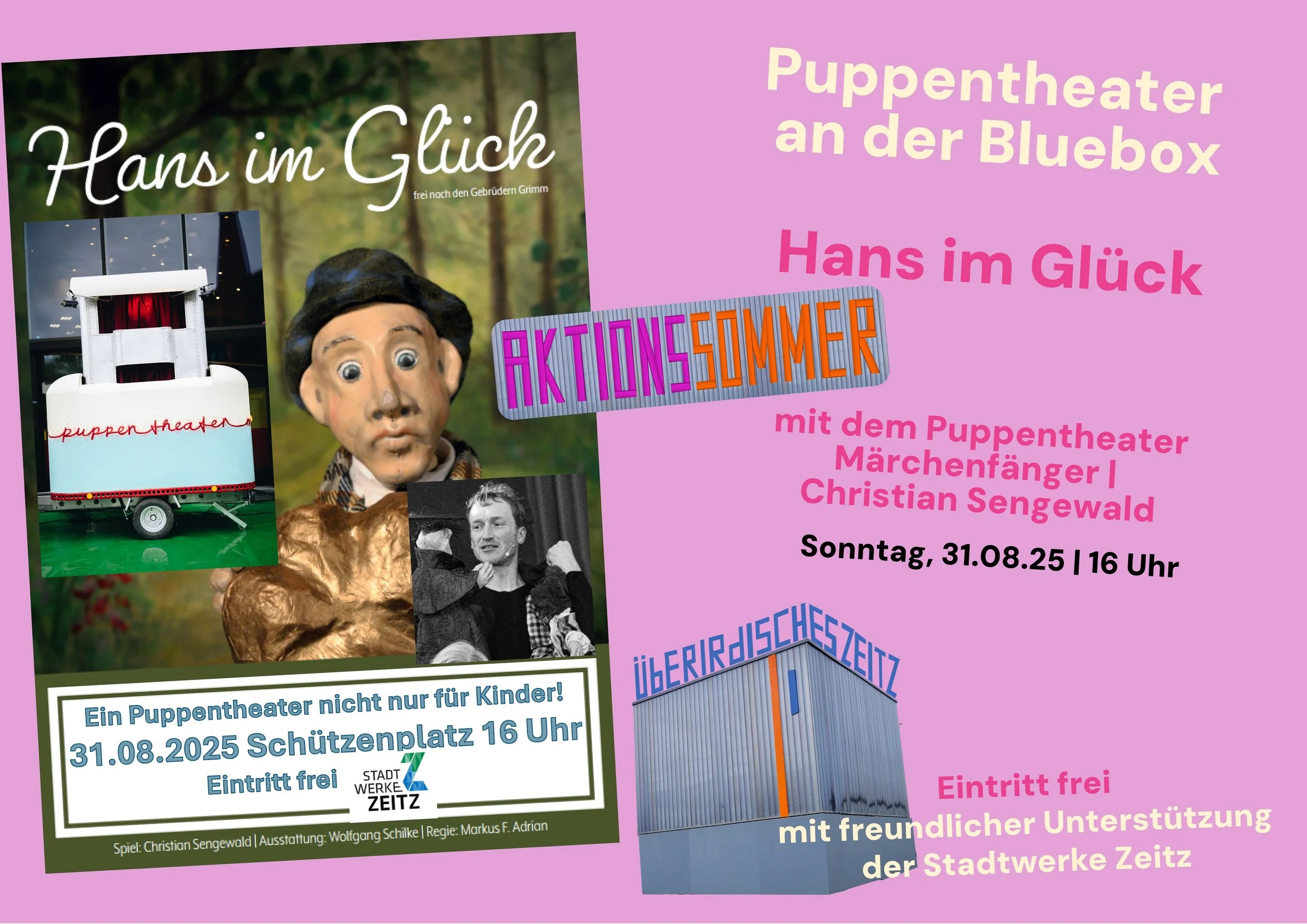 “Hans im Glück” mit dem Puppentheater Märchenfänger