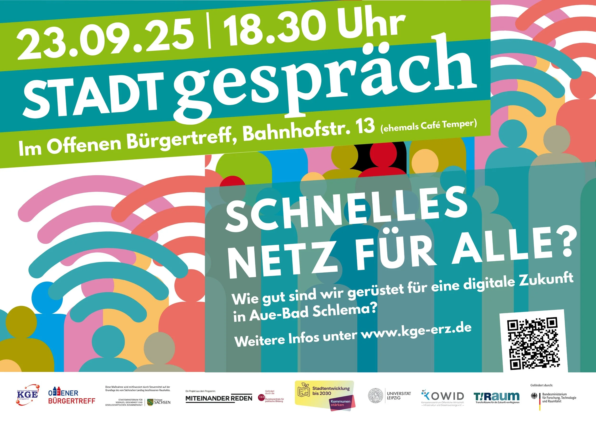 Stadtgespräch in Aue-Bad Schlema: Schnelles Netz für alle? Wie gut sind wir gerüstet für eine digitale Zukunft?