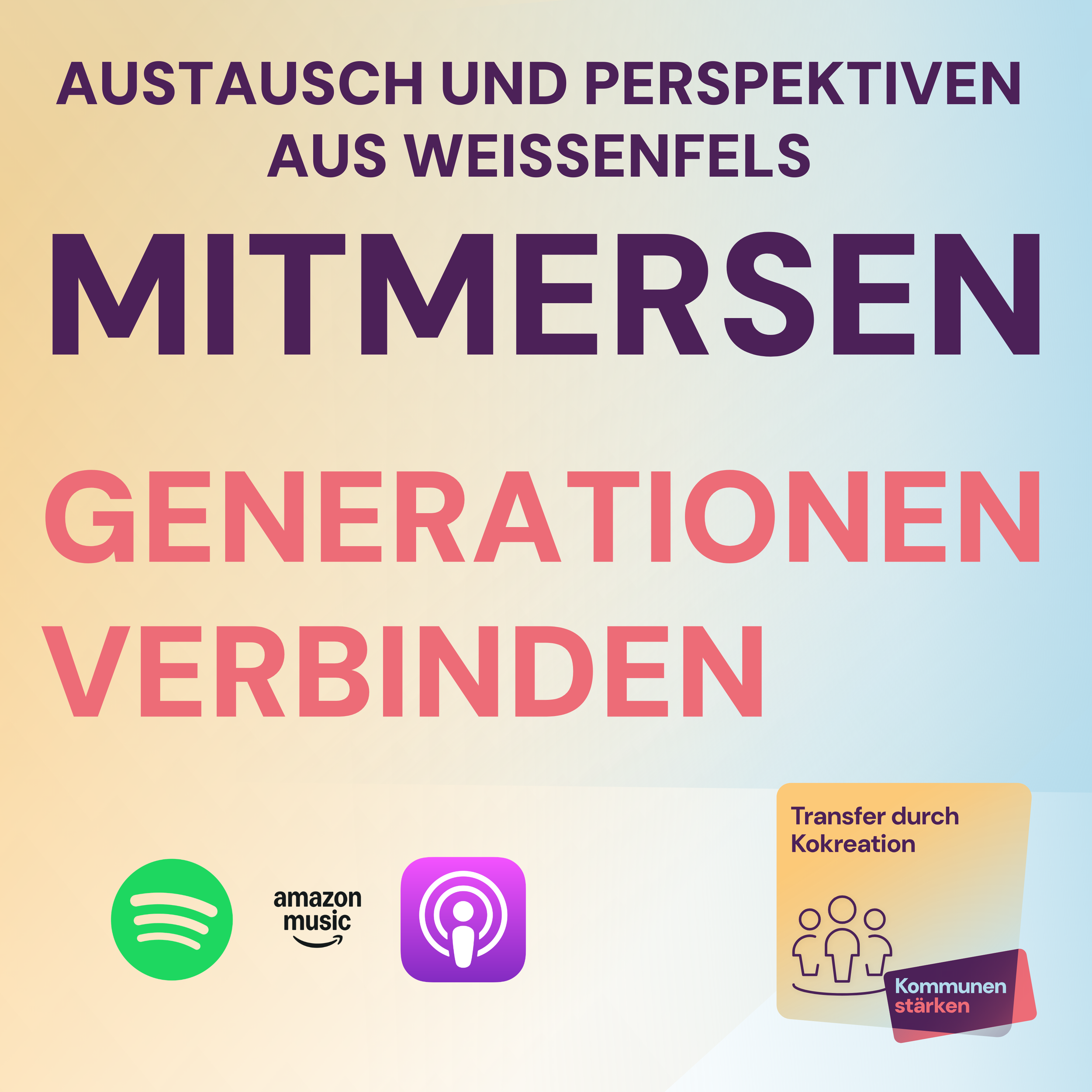 Podcast Mitmersen: Generationen verbinden