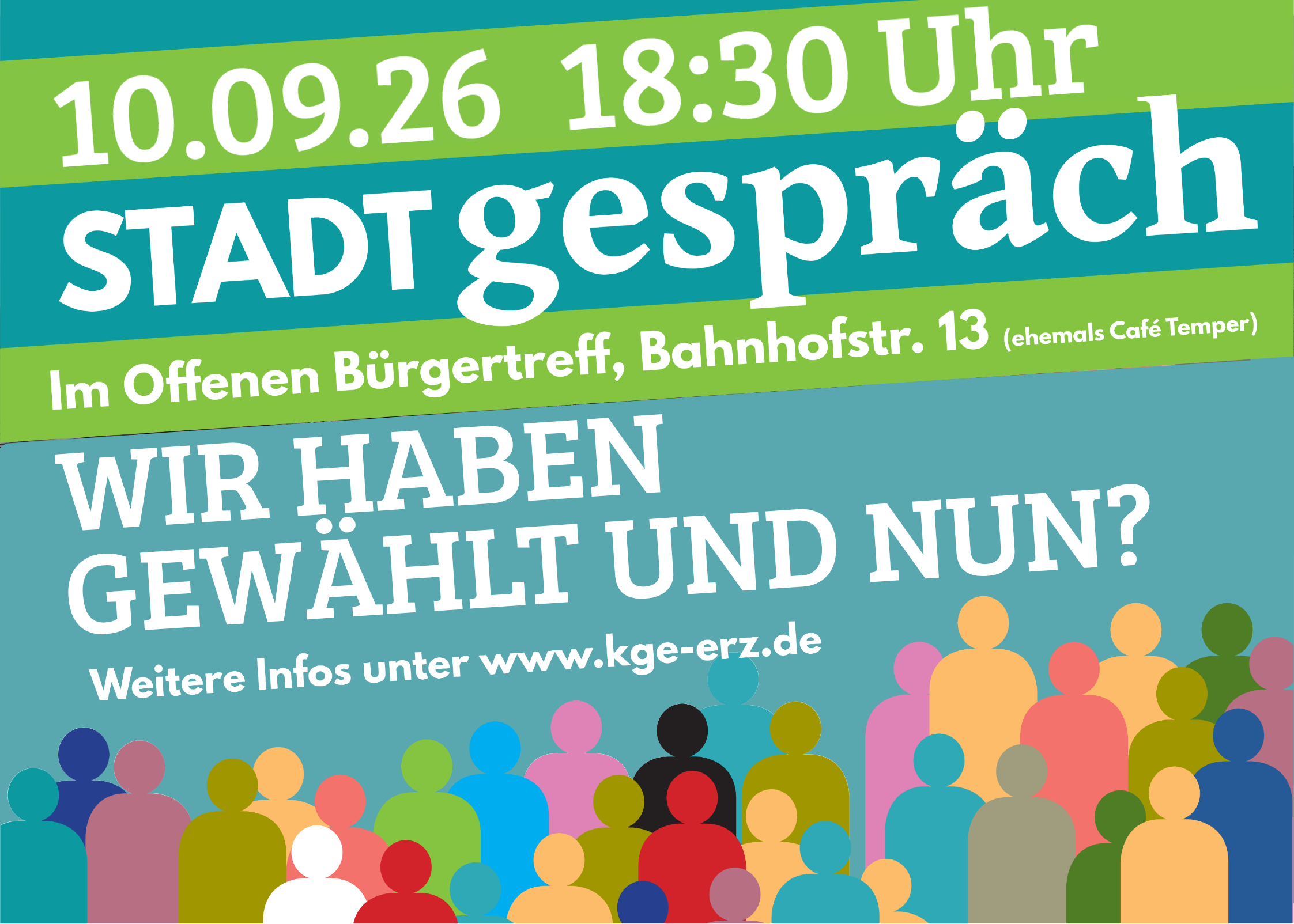 Stadtgespräch Aue-Bad Schlema - Wir haben gewählt und nun?