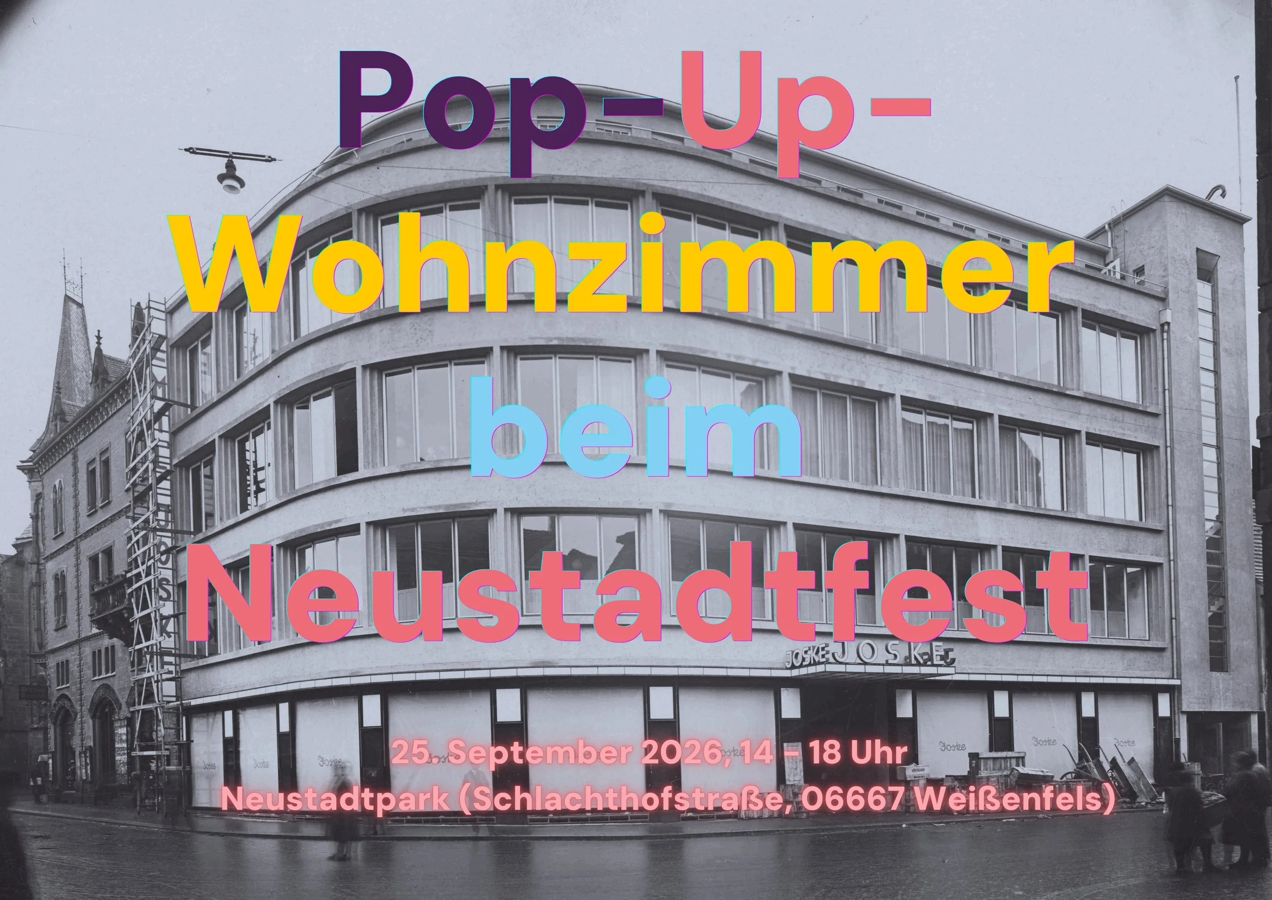 Pop-up Wohnzimmer beim Neustadtfest