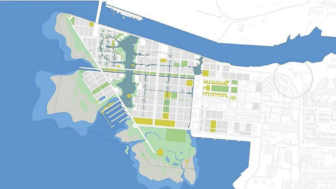 Alameda Naval Air Station site. 
