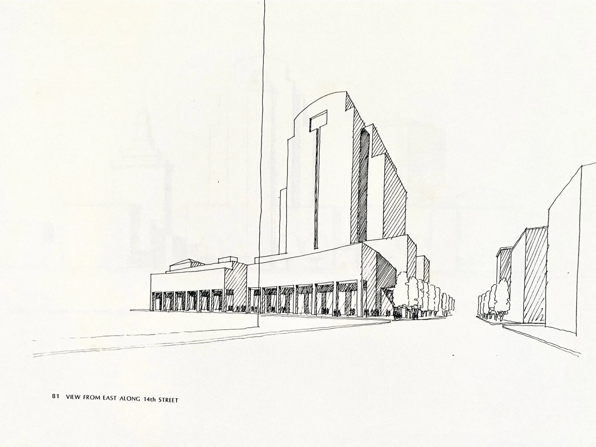 A second option was to propose a Single Tower which would have exceeded the height of Oakland's City Hall.